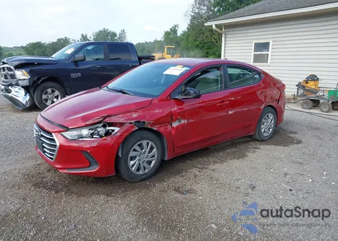 2017 Hyundai Elantra Se из США, поврежденный, VIN 5NPD74LF2HH211347